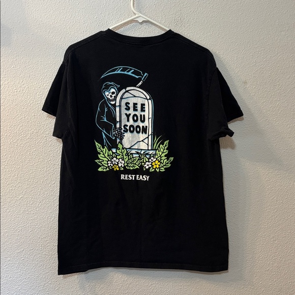 Rest Easy  “see you soon” Men's T-Shirt - Picture 4 of 5